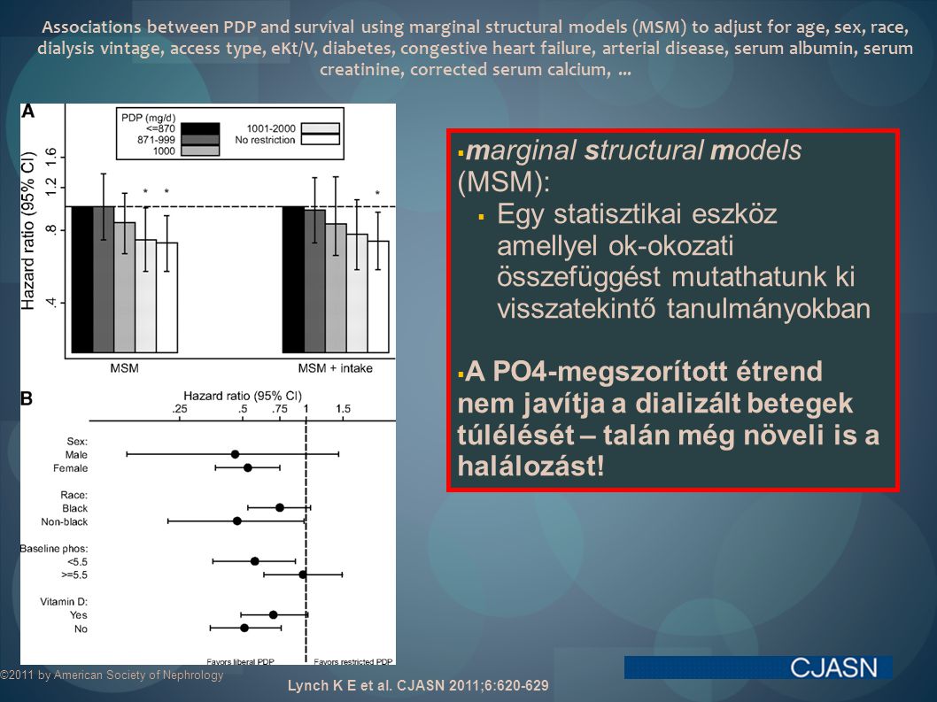 marginal structural models (MSM):