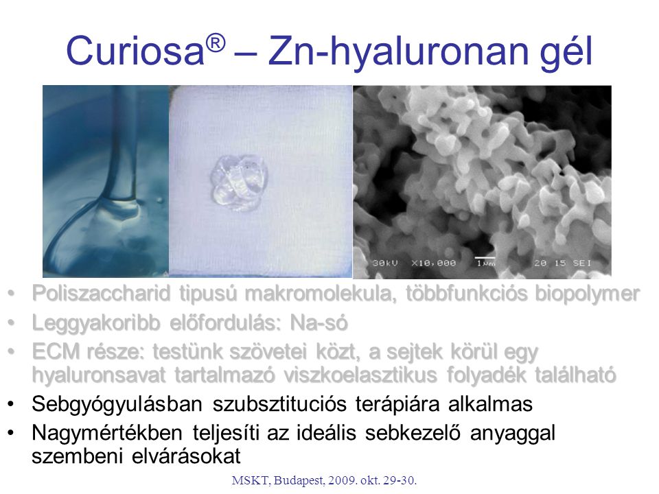 Curiosa® – Zn-hyaluronan gél