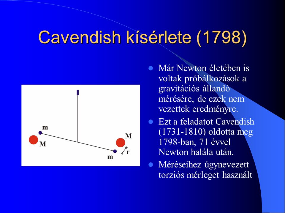 Cavendish kísérlete (1798)