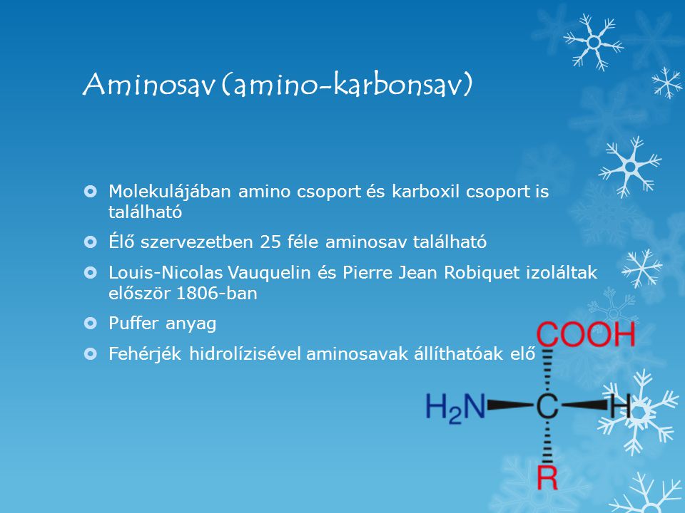 Aminosav (amino-karbonsav)