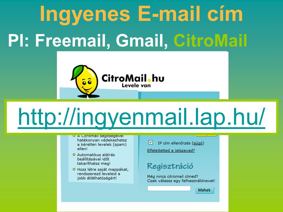 Pl: Fre , Gmail, CitroMail