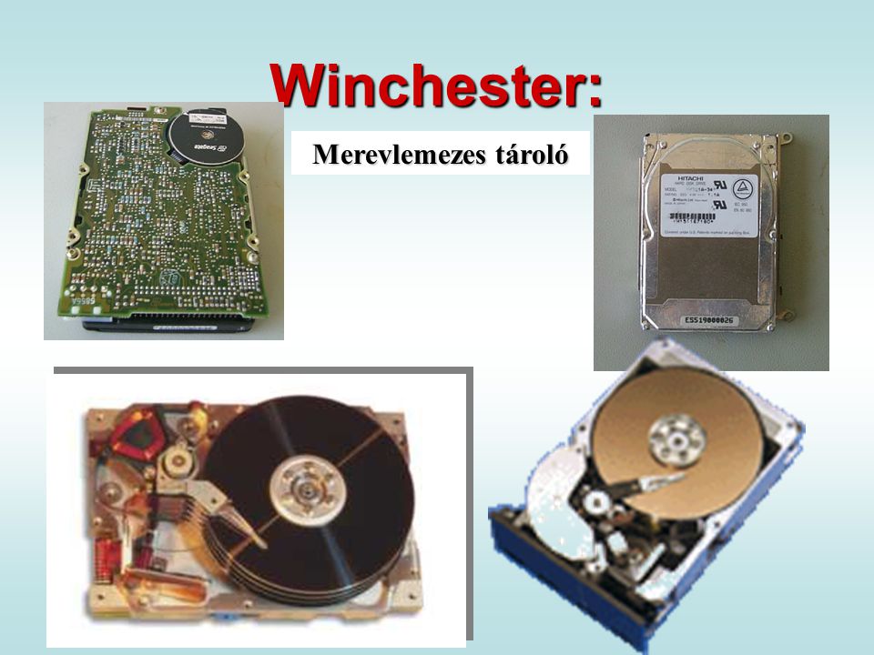 Winchester: Merevlemezes tároló