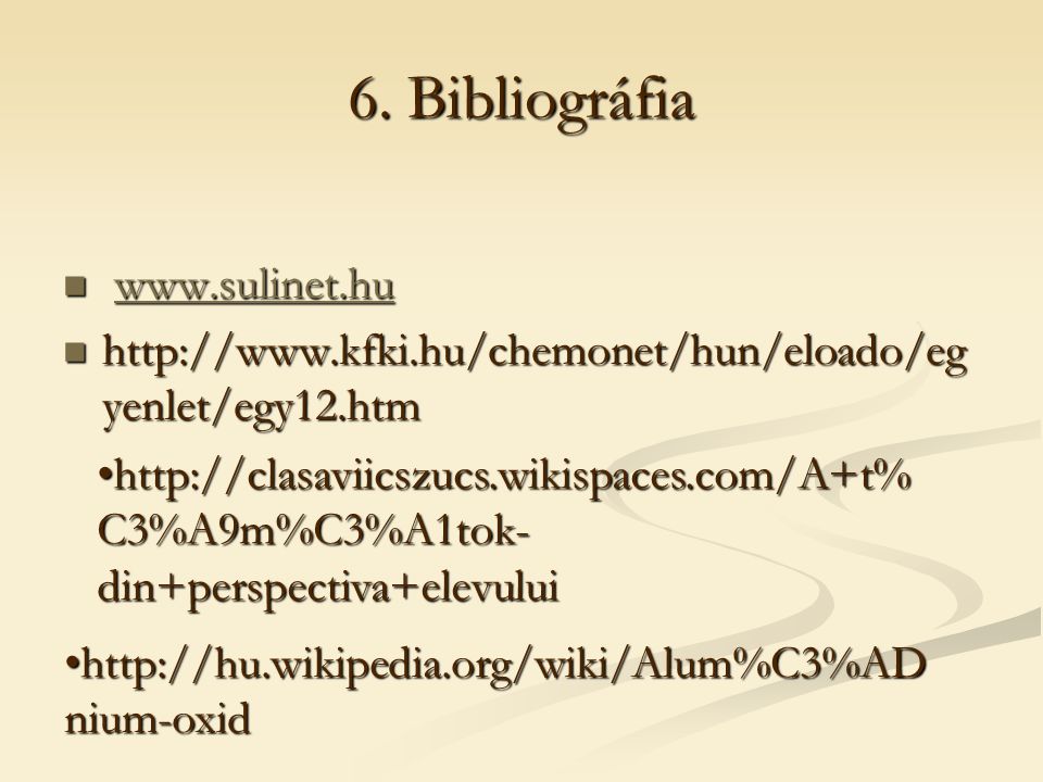 6. Bibliográfia