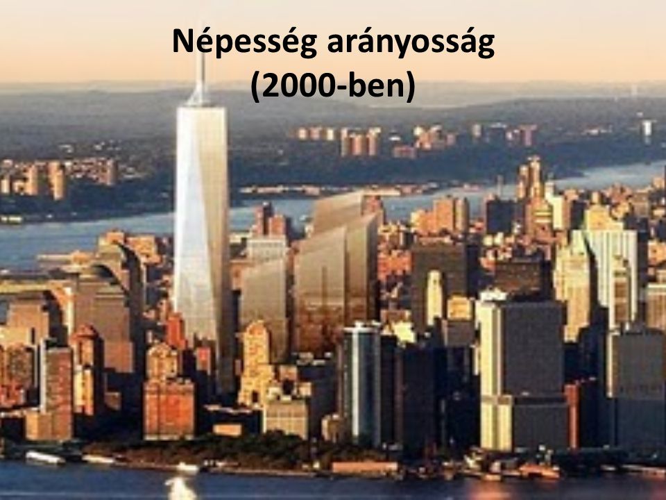 Népesség arányosság (2000-ben)