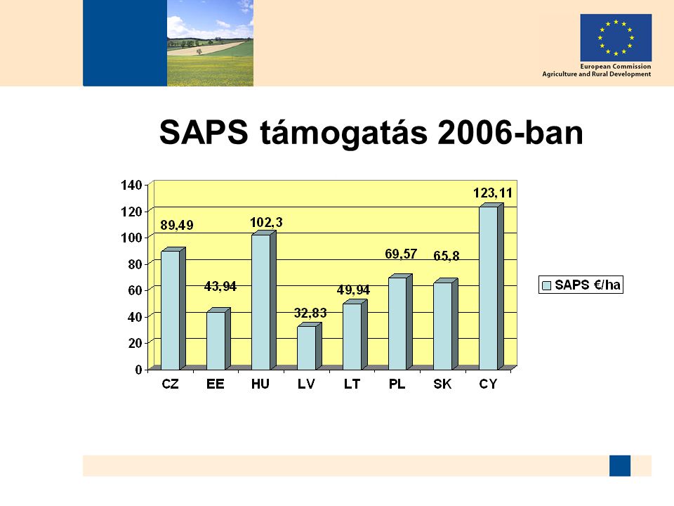 SAPS támogatás 2006-ban