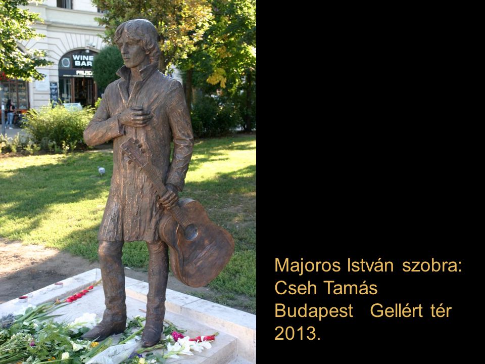 Majoros István szobra: Cseh Tamás