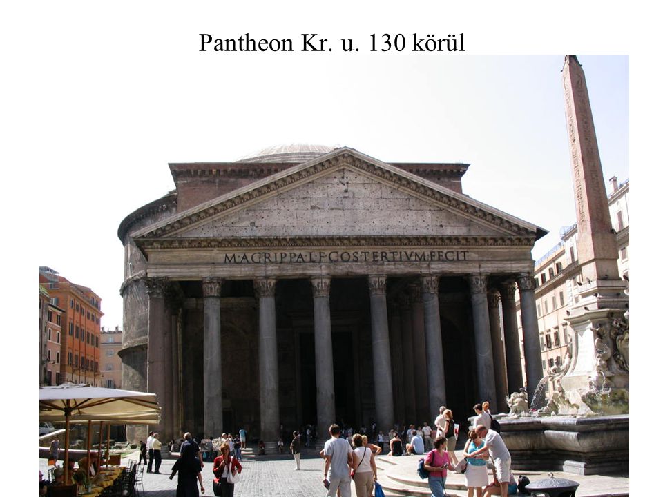 Pantheon Kr. u. 130 körül