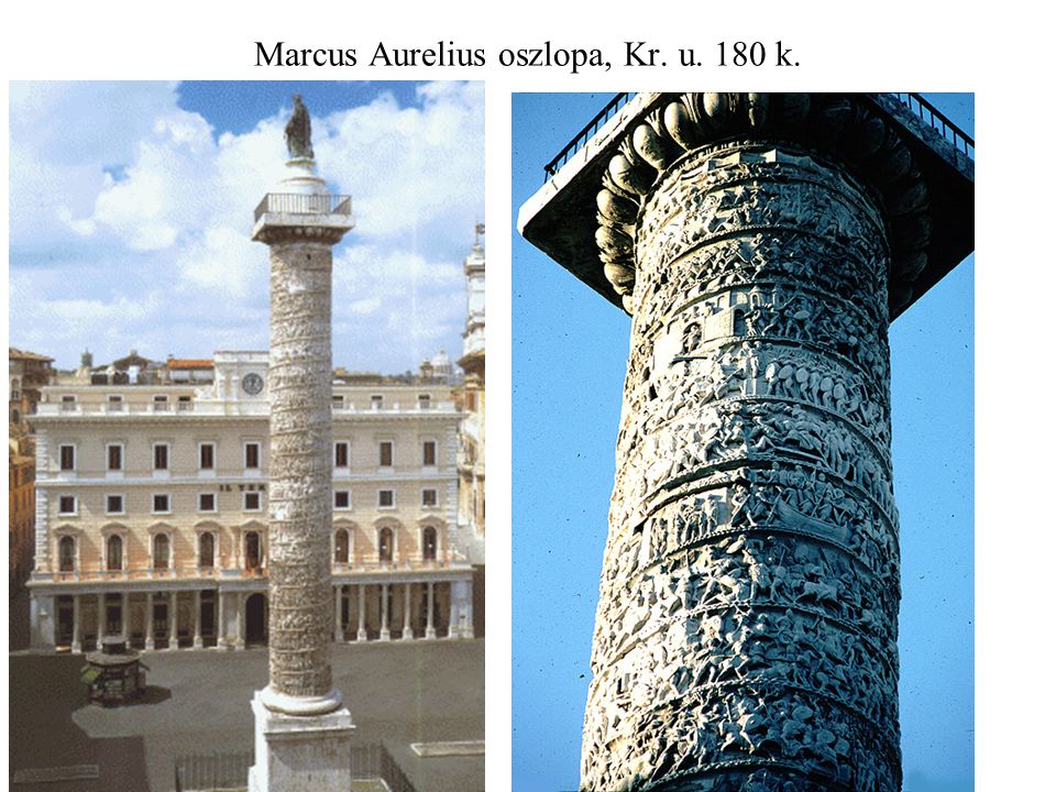Marcus Aurelius oszlopa, Kr. u. 180 k.