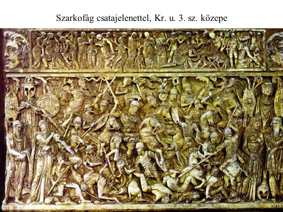 Szarkofág csatajelenettel, Kr. u. 3. sz. közepe