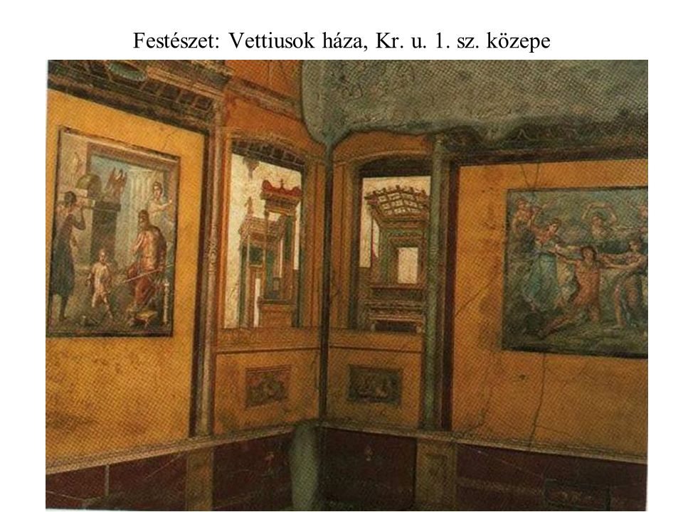 Festészet: Vettiusok háza, Kr. u. 1. sz. közepe