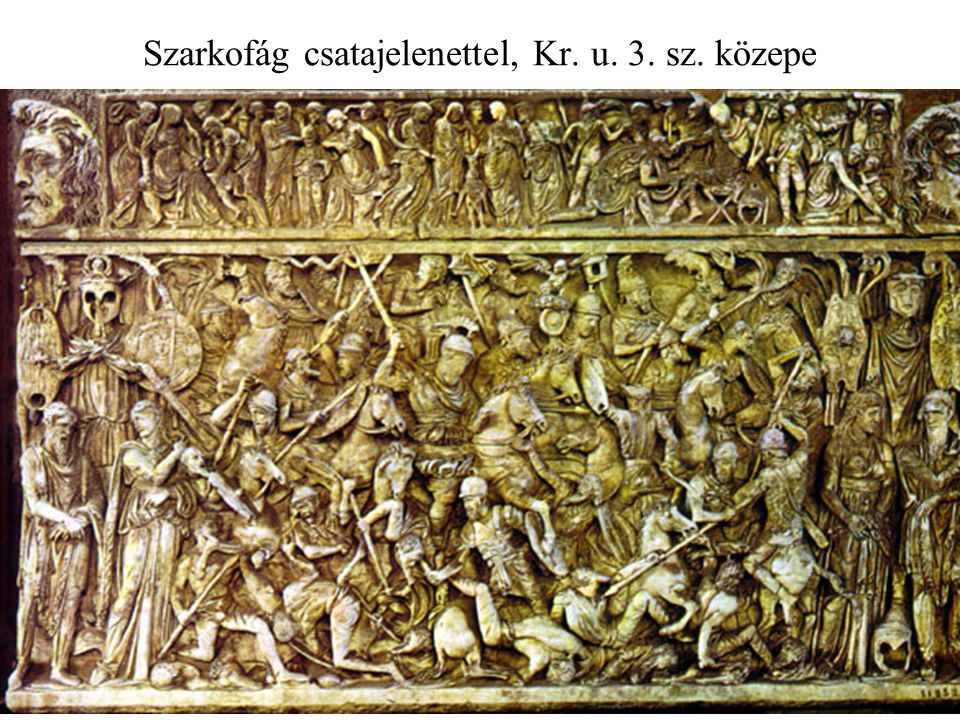 Szarkofág csatajelenettel, Kr. u. 3. sz. közepe
