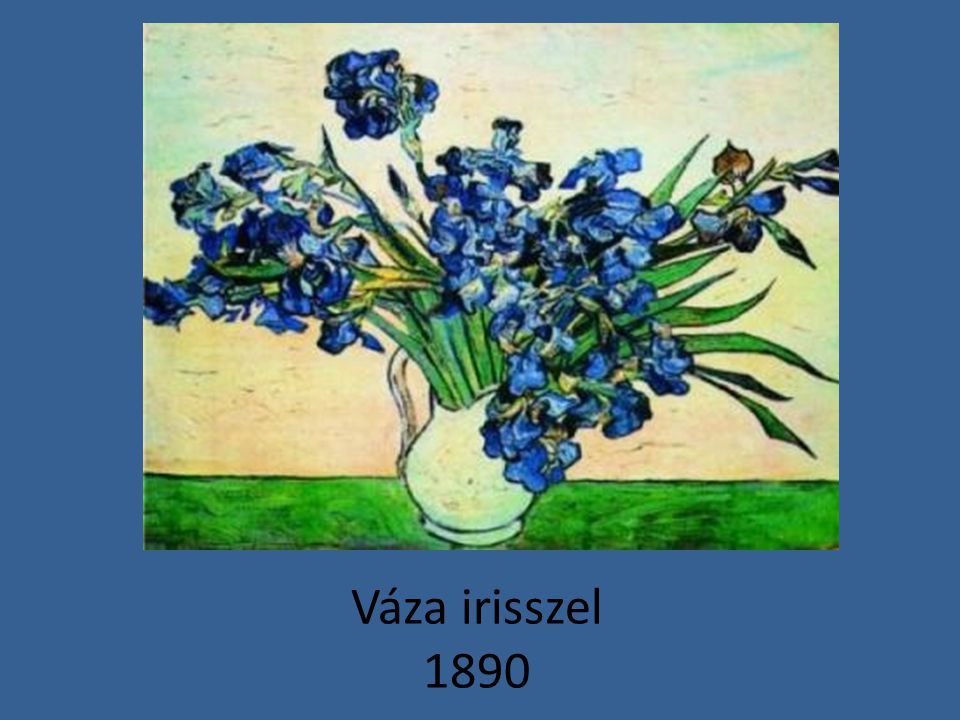 Váza irisszel 1890