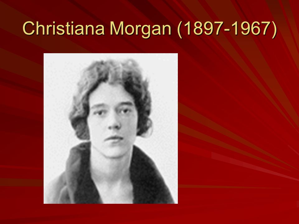 Christiana Morgan ( )