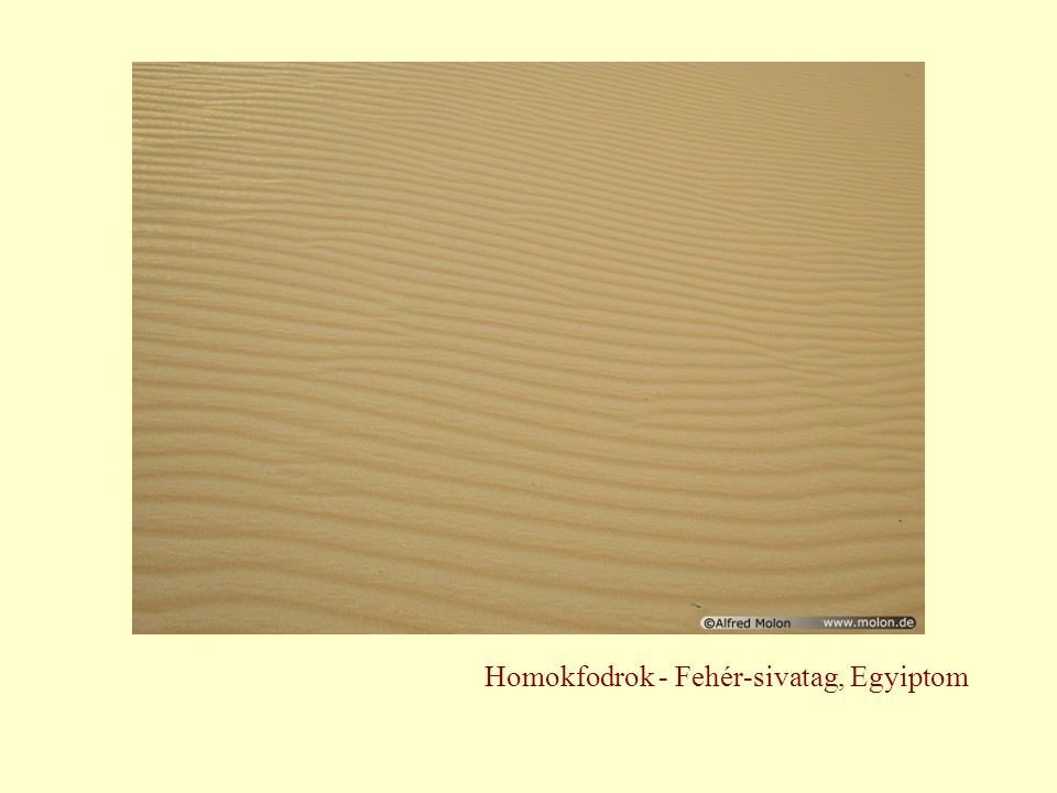 Homokfodrok - Fehér-sivatag, Egyiptom