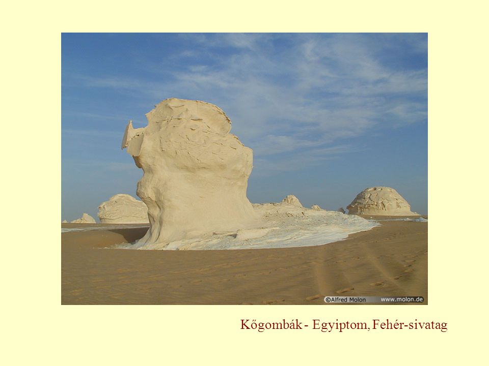 Kőgombák - Egyiptom, Fehér-sivatag
