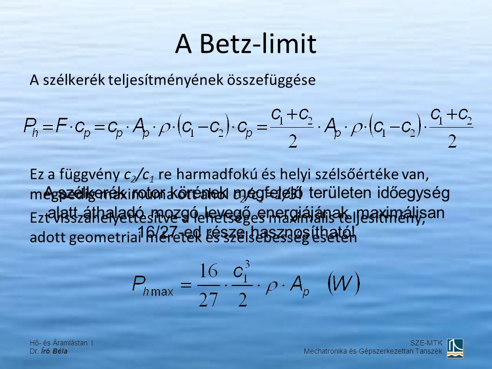 A Betz-limit