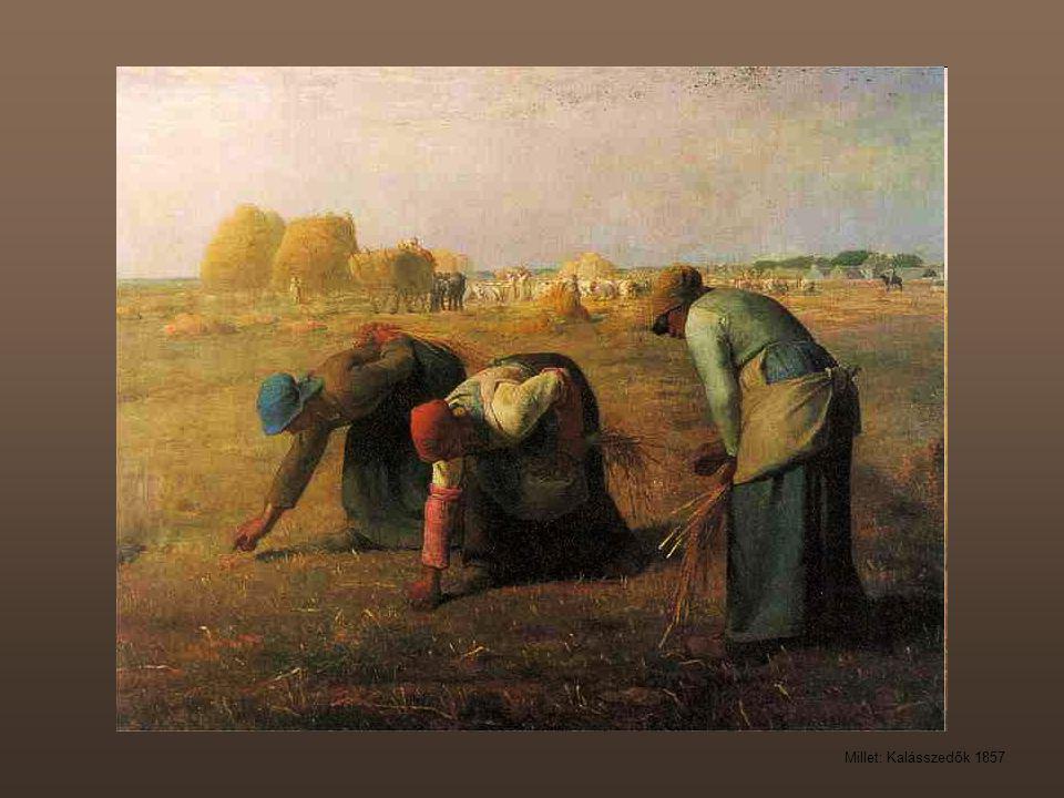Millet: Kalásszedők 1857