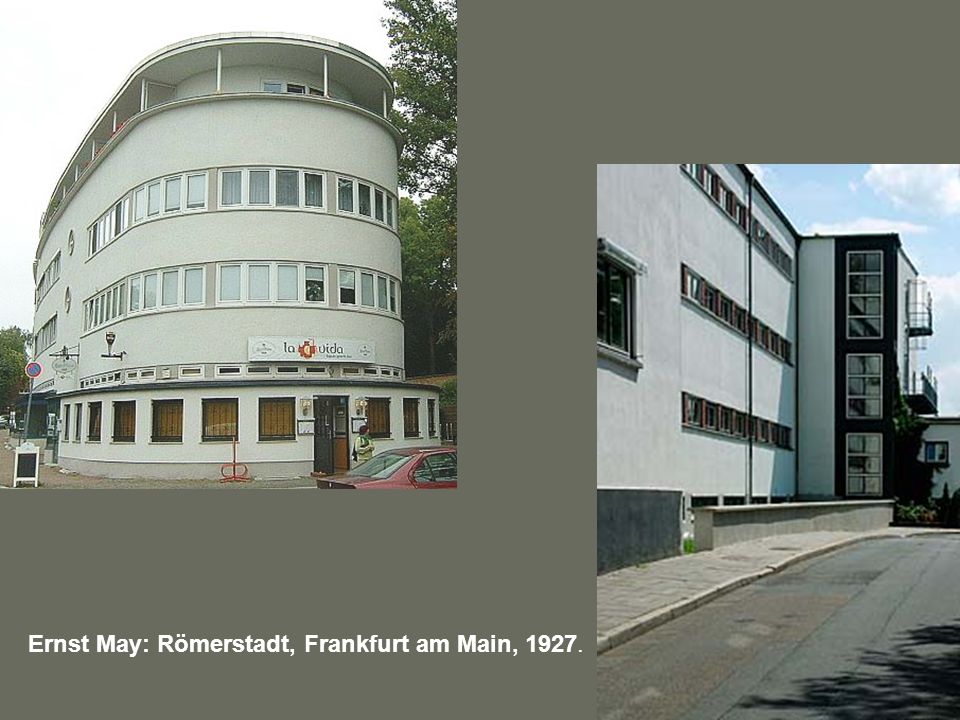Ernst May: Römerstadt, Frankfurt am Main, 1927.