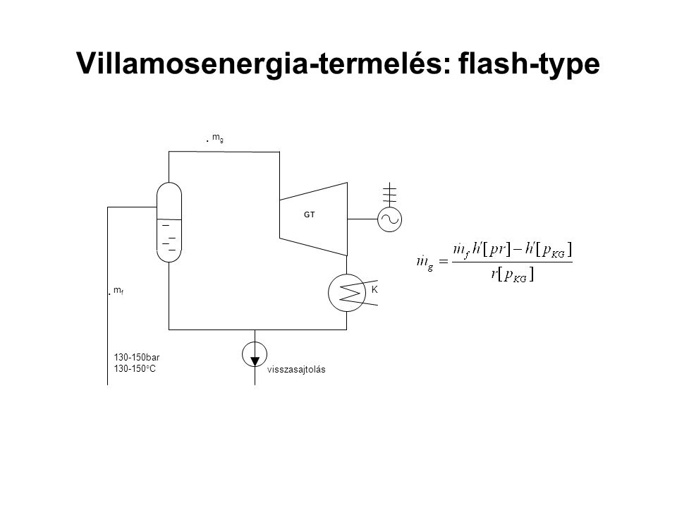 Villamosenergia-termelés: flash-type