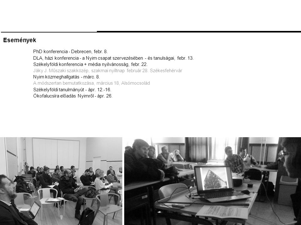 Események PhD konferencia - Debrecen, febr. 8.