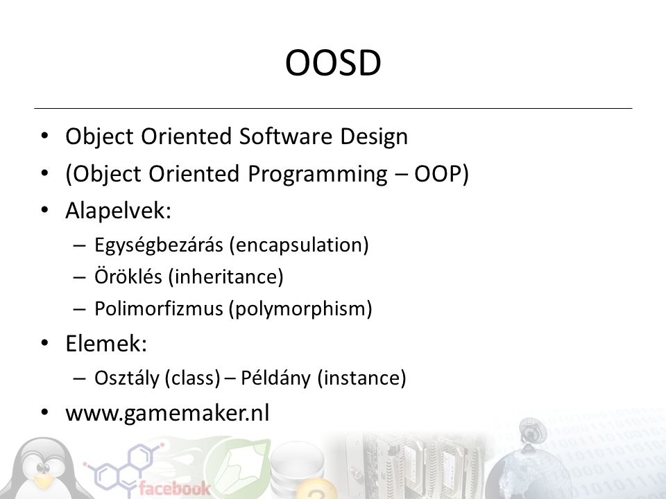 OOSD Object Oriented Software Design