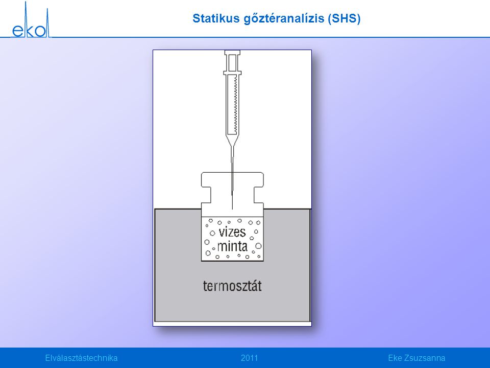 Statikus gőztéranalízis (SHS)