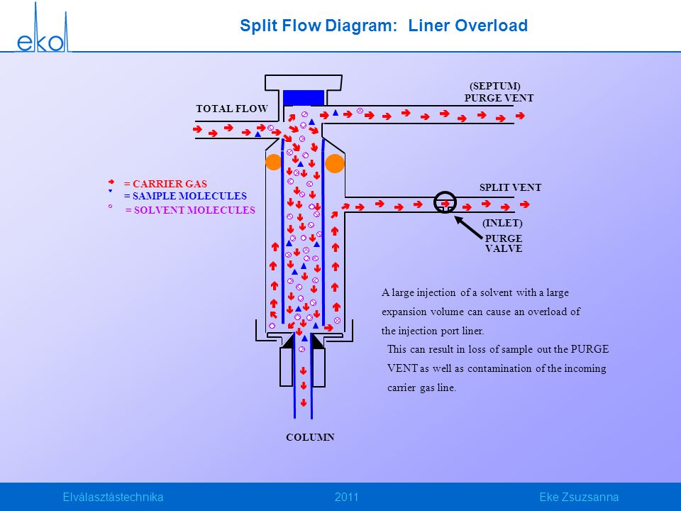 Split Flow Diagram: Liner Overload