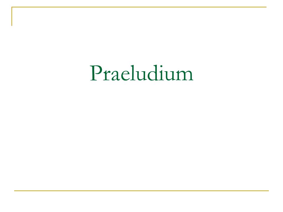 Praeludium