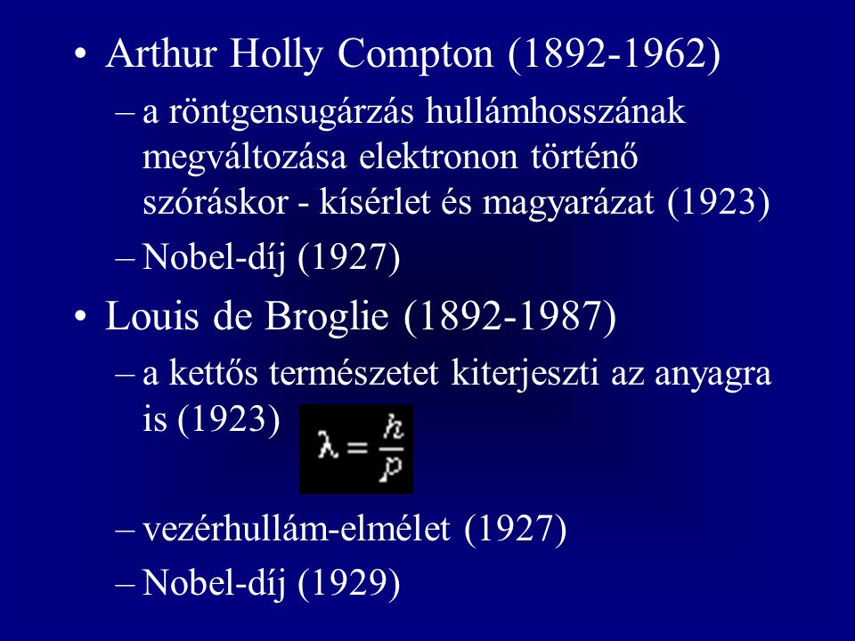 Arthur Holly Compton ( )