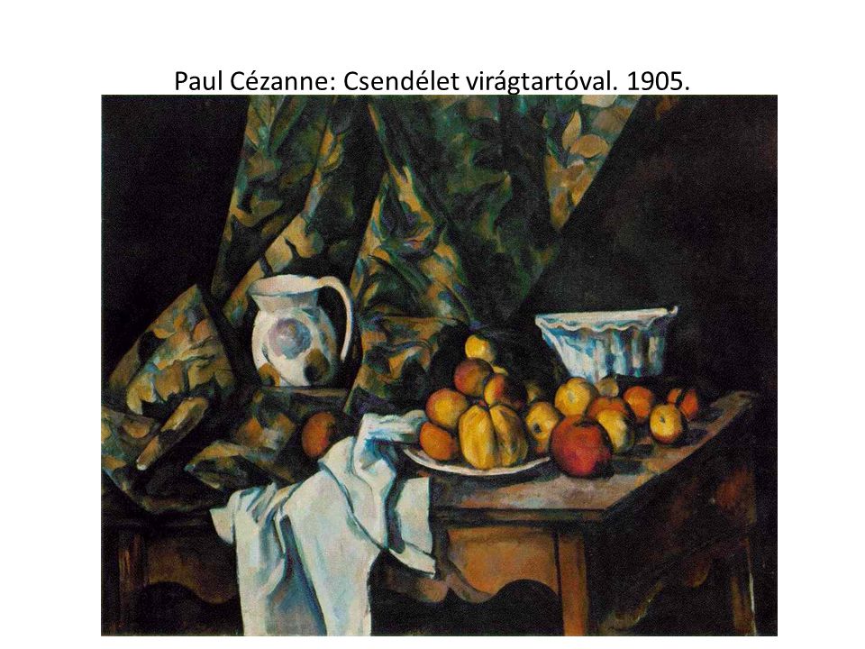 Paul Cézanne: Csendélet virágtartóval