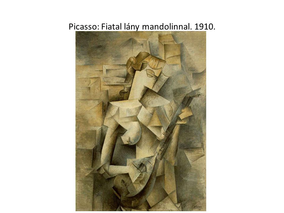 Picasso: Fiatal lány mandolinnal