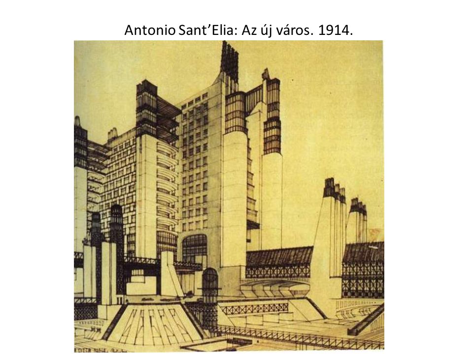 Antonio Sant’Elia: Az új város