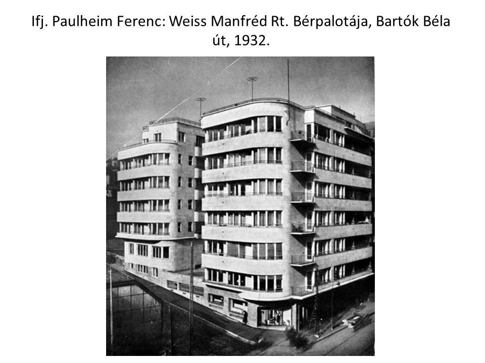 Ifj. Paulheim Ferenc: Weiss Manfréd Rt