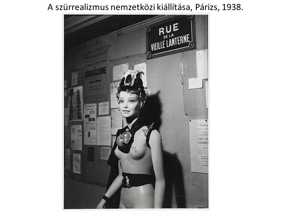 A szürrealizmus nemzetközi kiállítása, Párizs, 1938.