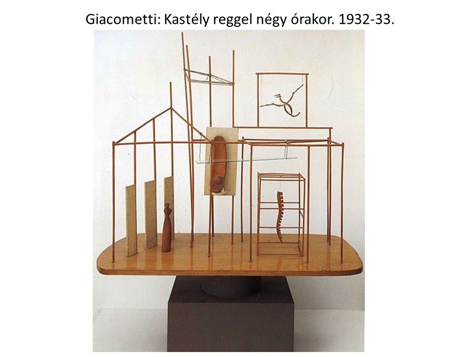 Giacometti: Kastély reggel négy órakor