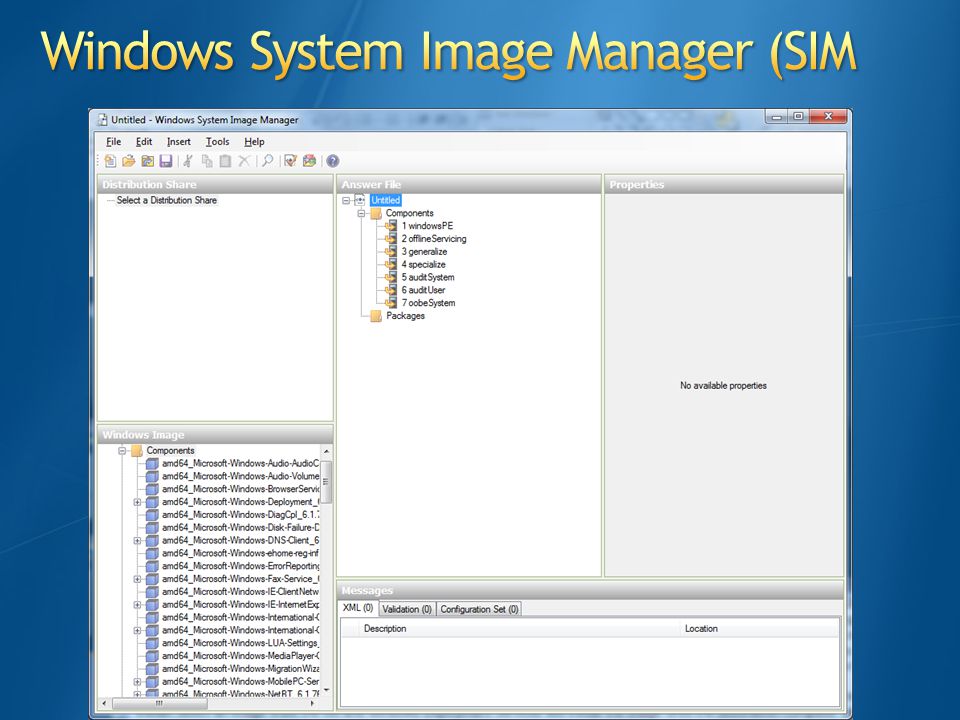 Windows System Image Manager (SIM