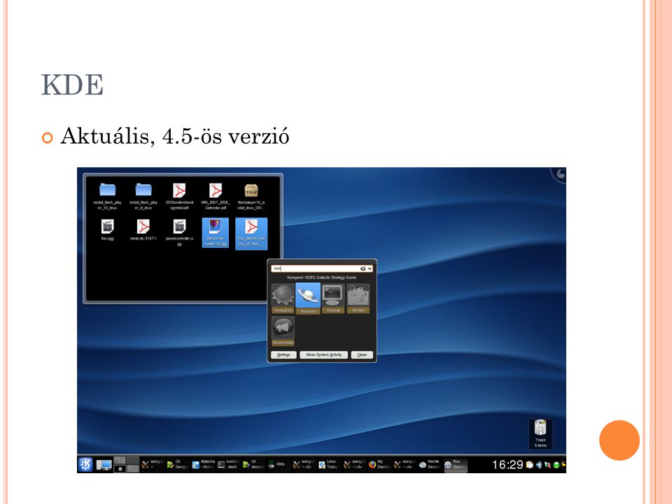 KDE Aktuális, 4.5-ös verzió