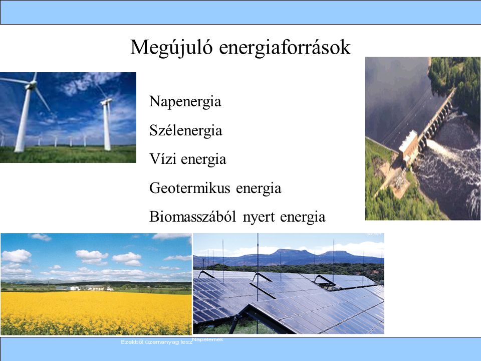 Megújuló energiaforrások