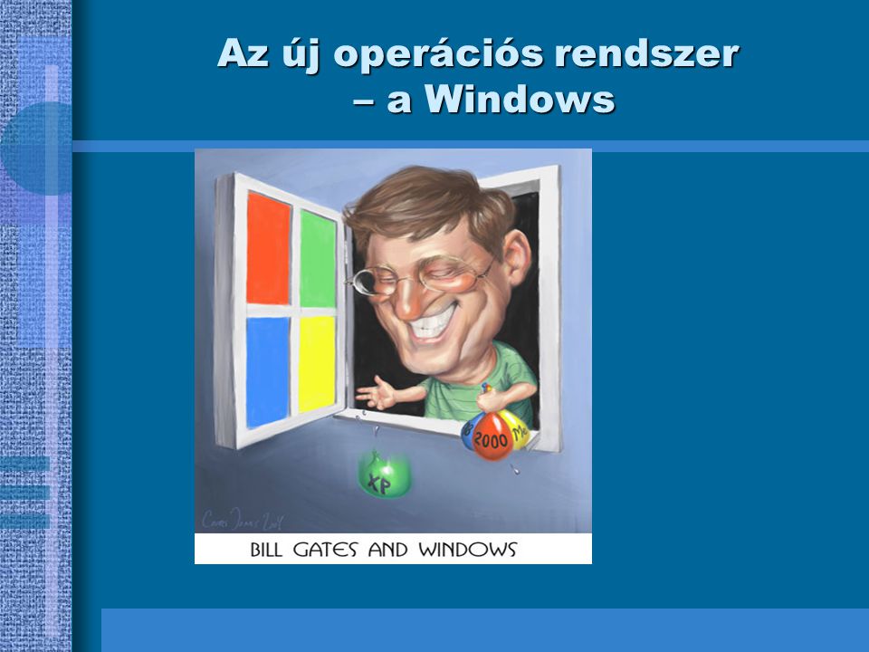 Az új operációs rendszer – a Windows