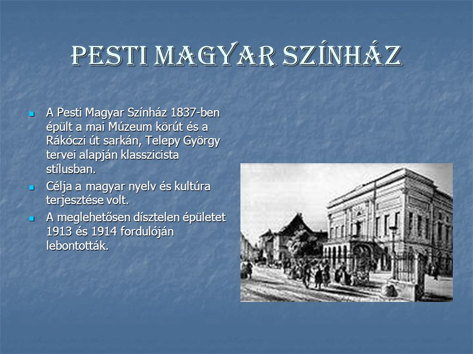 Pesti Magyar Színház
