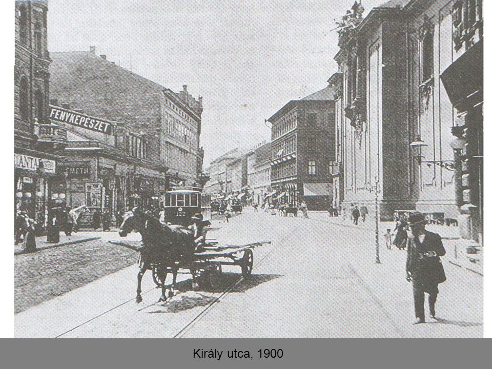 Király utca, 1900