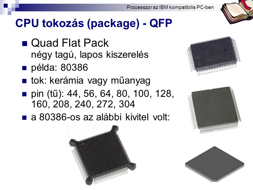 CPU tokozás (package) - QFP