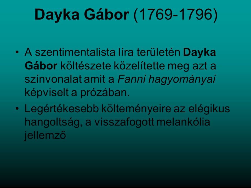 Dayka Gábor ( )