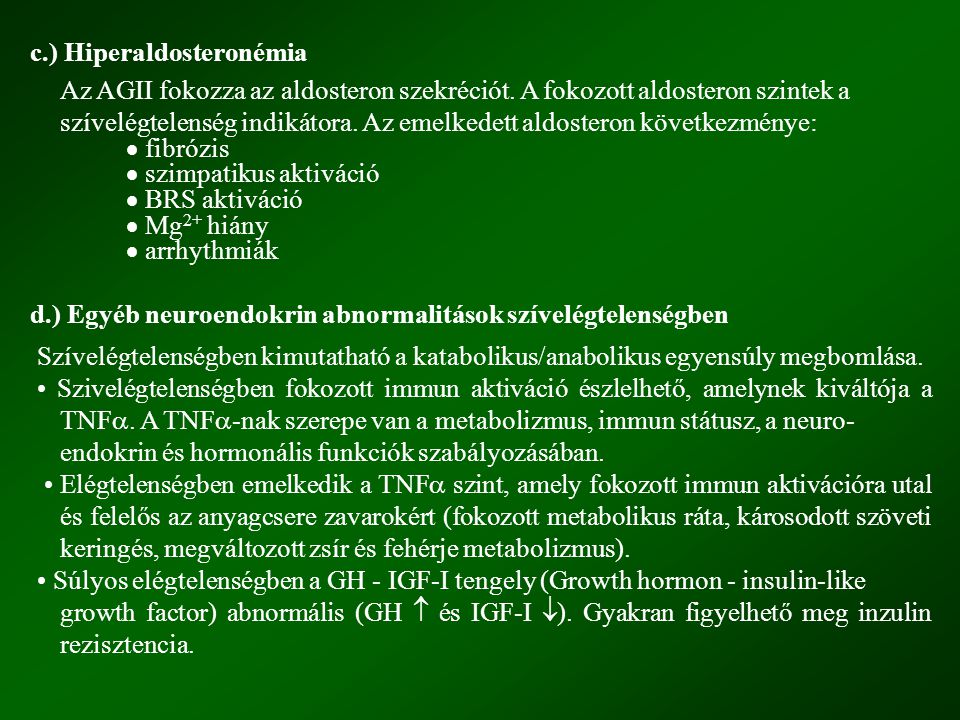 c.) Hiperaldosteronémia
