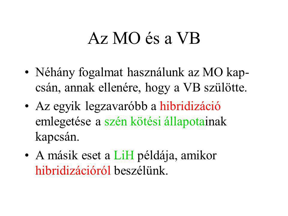 Az MO és a VB Néhány fogalmat használunk az MO kap-csán, annak ellenére, hogy a VB szülötte.
