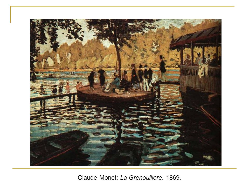 Claude Monet: La Grenouillere
