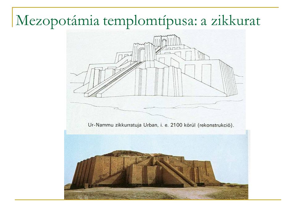 Mezopotámia templomtípusa: a zikkurat
