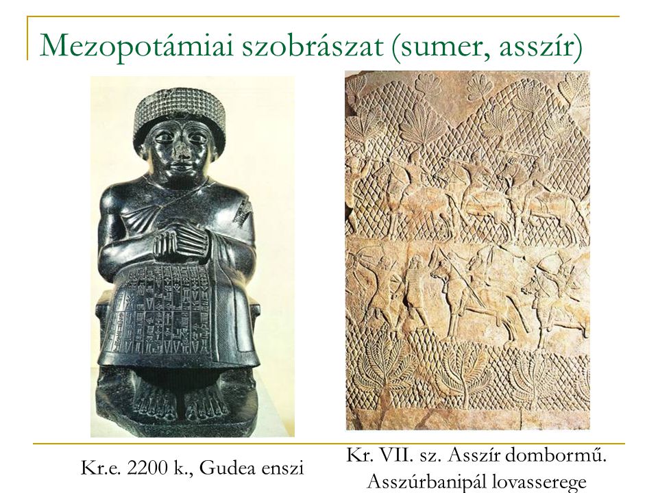 Mezopotámiai szobrászat (sumer, asszír)