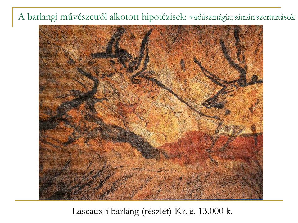 Lascaux-i barlang (részlet) Kr. e k.