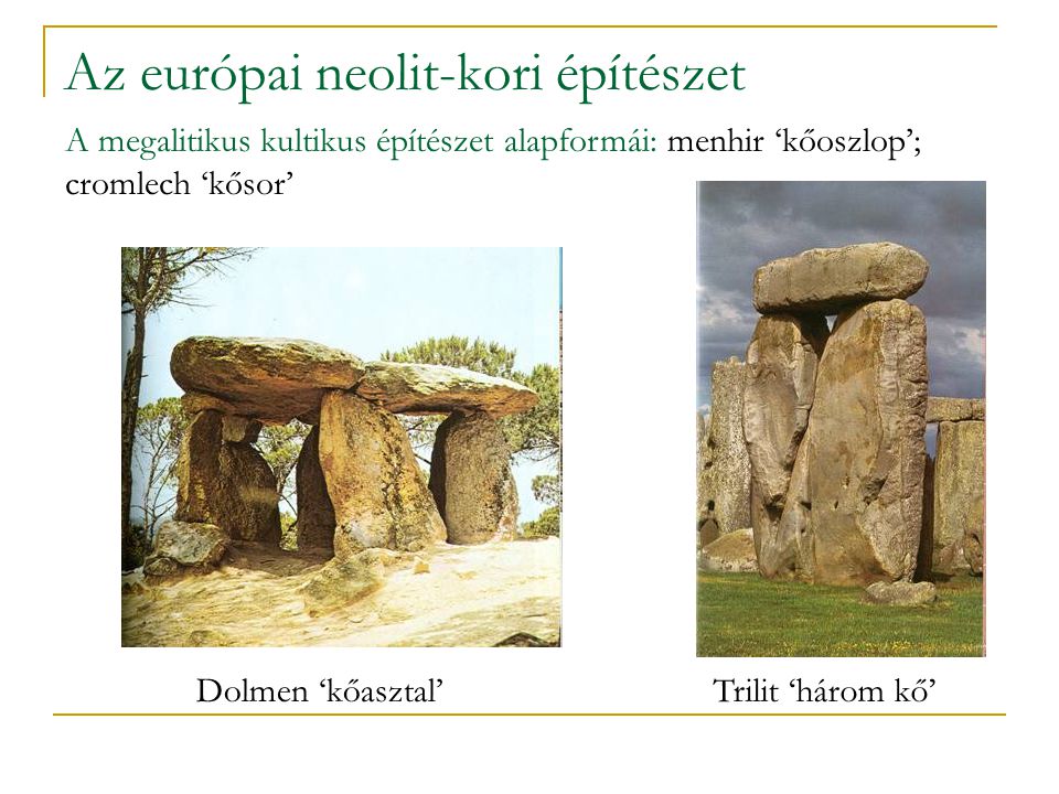Az európai neolit-kori építészet